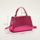 thumbnail image 3 of Bolsa De Hombro Bolso bandolera para mujer Bolsos tipo satchel de cocodrilo con láser de PU brillante para viajes (Rose Red) Tmvgtek Para Estrenar, 3 of 9