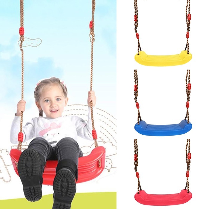 Portable Practical Hammock Kids Baby Children Hanging Rope Chair Swing Chair Seat for Seating Camping Garden Toy - image 2 of 15