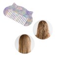 thumbnail image 5 of Unique Bargains 1 Pc Durable Cat Hair Comb Purple Acetate Sheet, 5 of 5