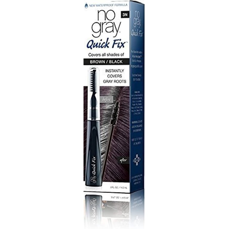 No Gray Quick Fix Hair Cover, Instant Touch-Up for Gray Roots