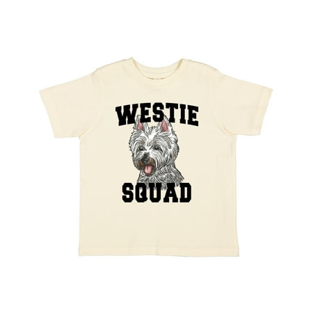 

Inktastic Dog Westie Squad Gift Toddler Boy or Toddler Girl T-Shirt