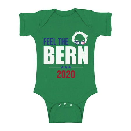 

Awkward Styles Bernie Baby Bodysuit Feel the Bern Romper Bernie for President