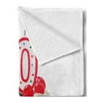 thumbnail image 2 of 70th Birthday Soft Flannel Fleece Throw Blanket, Cake 70 Number Candles and Sprinkles Party Themed Event Photo Image, Cozy Plush for Indoor and Outdoor Use, 50" x 60", Multicolor, by Ambesonne, 2 of 5