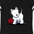thumbnail image 4 of Inktastic Westie with Ball Boys or Girls Toddler T-Shirt, 4 of 5