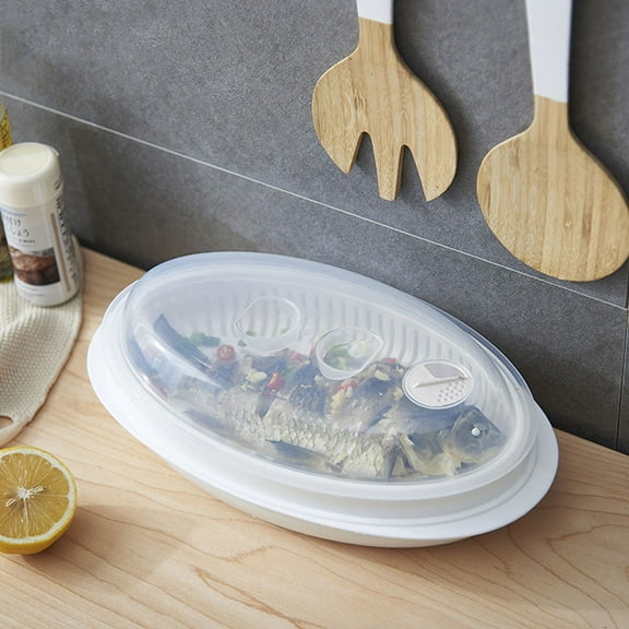 HONMEET White PP Food Steamer Basket for Home Use, and , 1 Piece Kitchen Cooking Accessory