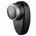 thumbnail image 1 of Recortador de barba eléctrico portátil de bolsillo, recargable, lavable, con cabezal doble, color negro, 1 of 12