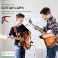thumbnail image 3 of HEALEEP Capo Acoustique Guitare Capo Silicone Rouge 1 Ensemble, 3 of 5