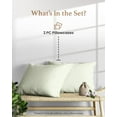 thumbnail image 5 of Good Sleep Bedding Queen Size Flat Sheet Only - Hotel Style 100% Egyptian Cotton Sheet, Soft & Breathable, Sateen Weave 800 Thread Count Queen Flat Sheet - Light Gray, 5 of 8