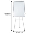 thumbnail image 4 of Meoldis Adjustable Height Whiteboard on Tripod Stand - Portable Flip Chart Easel with Magnetic Surface, Paper Clamp & Pen Tray, for Office, School & Home, 4 of 8