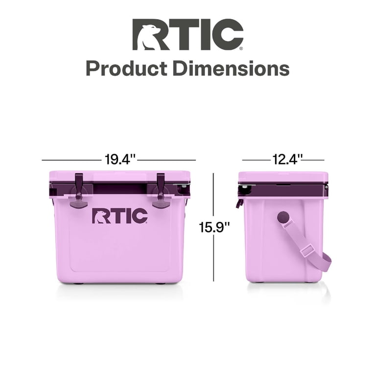 RTIC 22 QT Hard-Sided Cooler, Fits 30 Cans or 8 Wine Bottles