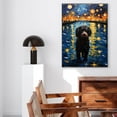 thumbnail image 4 of Portuguese Water Dog Art Print Poster, Wall art Painting Decor, Starry Night Van Gogh Art Home Decor Artwork For Bedroom Living Room Bathroom Decor, 4 of 5