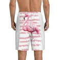 thumbnail image 3 of Fotbe Flamingo Pajama Shorts for Men, Men's Pajama Bottoms, Sleepwear,Short Pajama Pants-Large, 3 of 9