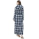 thumbnail image 4 of Sonbest - Albornoz cálido de forro polar con capucha para mujer, albornoz largo de felpa Sherpa Inevent SH1104-95, 4 of 6
