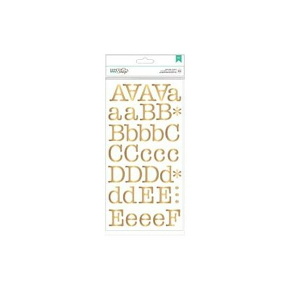 Gold Letter Stickers