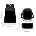 thumbnail image 3 of Backpack For Teens & Kids Official Style Album/Lyric Print Water School Bag With Multiple Pockets (1 Piece), 3 of 4