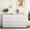 White, variant on Jopath Black 9 Drawer Dresser for Bedroom,Large Deep Chest of Drawers,Wooden Storage Cabinet with Wavy Patterns for Living Room, Hallway