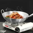 thumbnail image 2 of IFANLANDOR Wok Résistant à l'Usure Poêle Wok de Cuisson pour Friture Profonde avec Poignée de Confort Lot de 1, 2 of 8