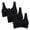 Black, variant on Breathable Underwear Sport Yoga Bras Size S-3XL Outdoor Women Seamless Solid Sleep Bras Fitness Bra Tops for Sports Fitness Sleeping Lingerie 3 Pack