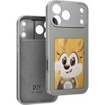 thumbnail image 1 of 5-in-1 E Ink Phone Case with NFC, Smart Ink Screen Protective Case with Screen Protector and Camera Lens Guards, DIY Photo Display Anti-Scratch Cover, 1 of 8