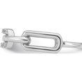 thumbnail image 3 of Sterling Silver Rhodium-Plated Cz Link Ringsize 7 - Jbsp, 3 of 5