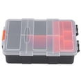 thumbnail image 1 of Double-Layer Transparent PVC Parts Organizer, F-156 Size Detachable Grid Storage Box - Durable, Non-Toxic & High-Temp Resistant Container for Hardware Tools, Nuts, Bolts, Screws & Small Components,, 1 of 6