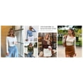 thumbnail image 4 of PRETTYGARDEN Women's Long Sleeve T Shirts Asymmetrical Y2K Slim Fitted Going Out Trendy Tops Early Fall Fashion Clothing, 4 of 10