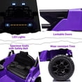 thumbnail image 6 of Historyli 12V Ride On Truck, Battery Powered Ride On Car Toy, with 2.4G Remote Control, Purple, 6 of 7