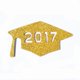 thumbnail image 5 of 20 piezas 2017 gorro de graduación Cupcake Picks Cake Topper, 5 of 7