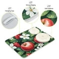 thumbnail image 3 of Yayeee Dish Drying Mat for Kitchen Counter 16"x18" Microfiber Absorbent Pad, Red Apple Pattern, 3 of 7
