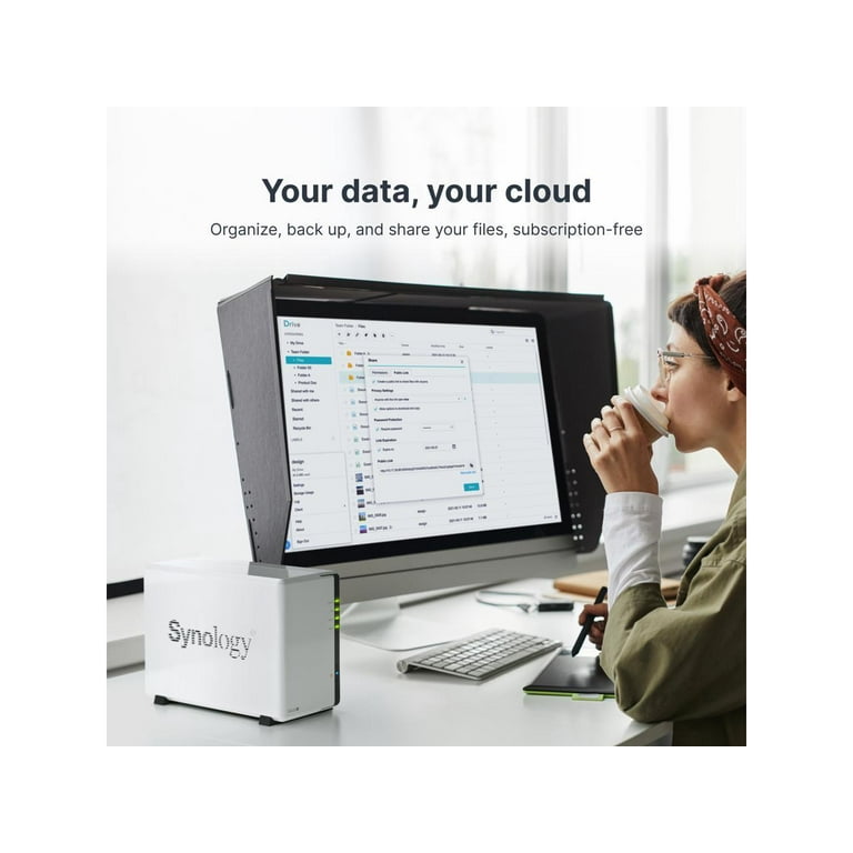 Synology 2-bay DiskStation DS223j (Diskless) - Walmart.com