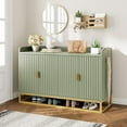 thumbnail image 4 of 47.2" Fluted Sideboard with Storage Cabinet, Modern Kitchen Sideboard with Adjustable Shelves, Media Console Buffet Cabinet with Doors for Living Room, 4 of 7