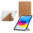 thumbnail image 1 of FOXDOCK Tablet Case for iPad 10th 2022 – Clear Acrylic Back, Auto Sleep/Wake, Tri-Fold Stand, Full Protection Tablet Cover, 1 of 5