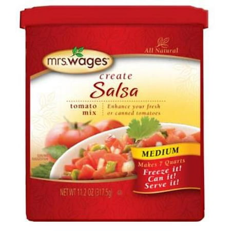 MrsWages 7 QT Salsa Mix Seasoning For Canning Bulk Only