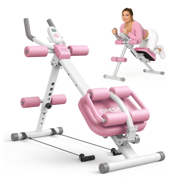 Máquina para abdominales EPHESPORT ajustable y plegable para entrenamiento de cuerpo completo
