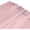 thumbnail image 3 of FREEAMG Pink Solid Color Shower Curtain Waterproof Fabric Bath Curtain with Hooks for Bathtub Bathroom Decor, 60 x 72 Inch, 3 of 6