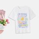 thumbnail image 1 of Camiseta de mujer Camiseta básica Ropa de calle para mujer Ropa de disfraz Camiseta de cuello redondo de moda para oficina de camping S, 1 of 10