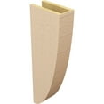 thumbnail image 5 of 5"W x 10"D x 30"H Thin Durham Rough Cedar Woodgrain TimberThane Corbel, Primed Tan, 5 of 6