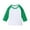 #0166-Green, variant on Favoffer Winter Kids Raglan 3/4-Sleeve Modal-Blend Top - Lounge,Play,Travel,Casual 3-14Y
