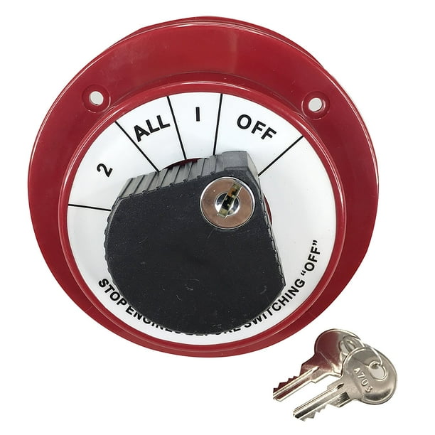 Pactrade Marine Boat Dual Battery Selector Disconnect Switch W Lock 250a 6 32v