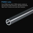 thumbnail image 4 of 9mm ID 12mm OD 500mm  Clear Acrylic Pipe Rigid Round Tube for Lighting, Models, Plumbing, Crafts 4 Pack, 4 of 6