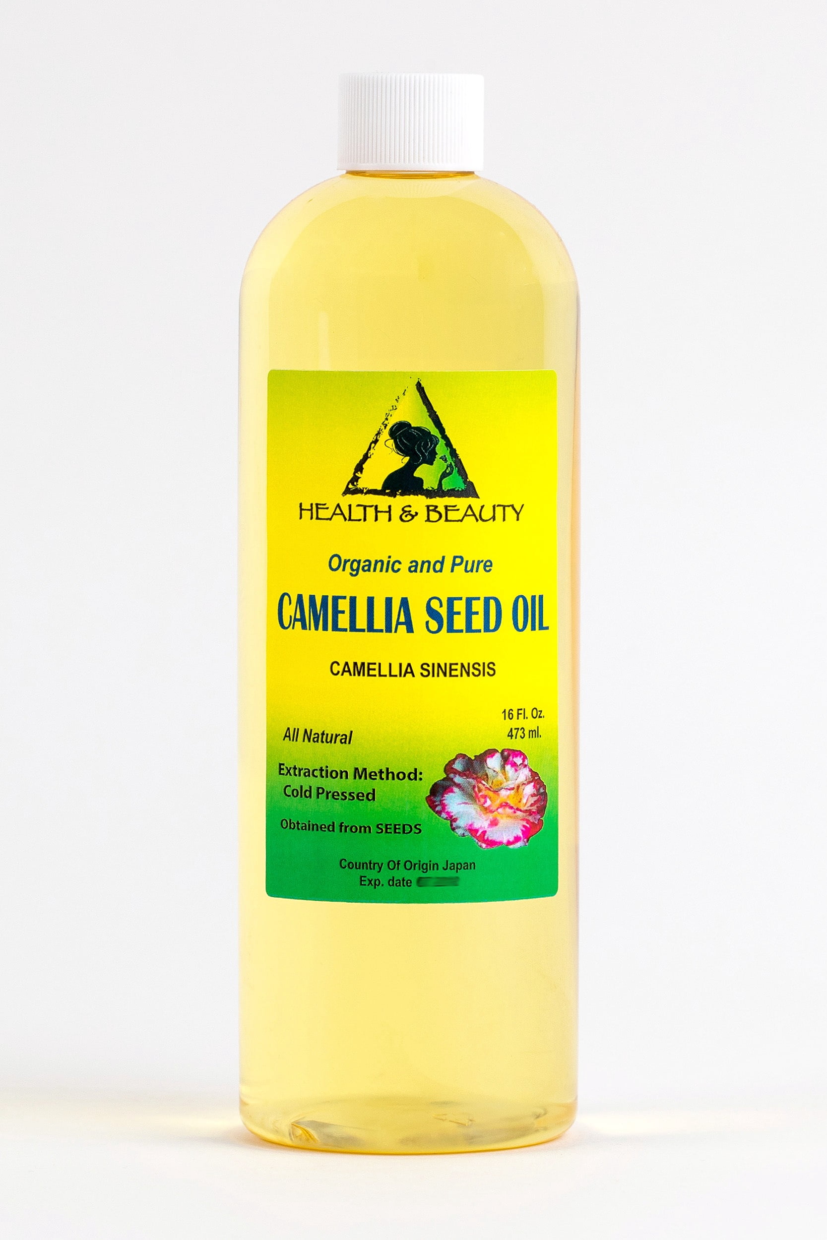 Camellia / Camelia Seed Oil Refined Organic Carrier Cold Pressed 100% Pure 48 oz