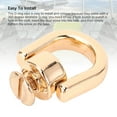 thumbnail image 4 of 16mm D Ring Rivets, Zinc Alloy Ball Studs with D Rings Leather Compact Lightweight Craft Hardware D Ring Rivet for DIY Wallet Leather Collar Belt Handbag Shoes, 4 of 7
