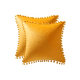 thumbnail image 1 of Fundas Para Cojines Decorativos De Terciopelo 45x45 Cm,2 Pzs Naranja Amarillo, 1 of 4