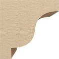 thumbnail image 3 of 9"W x 9"D x 9"H Wide Newport Rough Cedar Woodgrain TimberThane Corbel, Primed Tan, 3 of 6