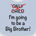 thumbnail image 4 of Inktastic I'm Going to Be a Big Brother Boys Baby Bib, 4 of 4