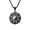 Black no chain, variant on Unisex Stainless Steel Vintage Ethnic Style Taoism Yin Yang Gossipy Taichi Amulet Pendant Zen Spirit Talisman Necklace Silver No Chain