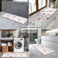 thumbnail image 2 of White Christmas Reindeer and Tree Pattern Kitchen Rug Mat,Kitchen Runner Rugs Non Skid Washable,Decorative Kitchen Floor Mats for Kitchen,Sink,Laundry,17"X47", 2 of 5