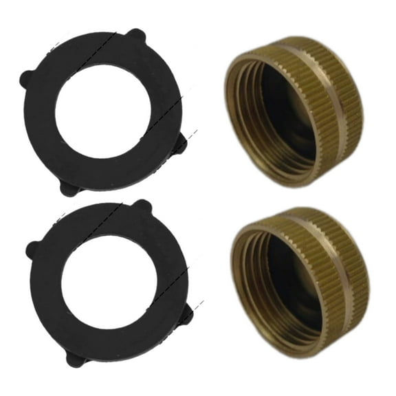 FACEGA Garden Hose Female End Cap,Garden Hose Brass Spigot Cap,Watering Equipment Fitting Cap for Fix Leaky