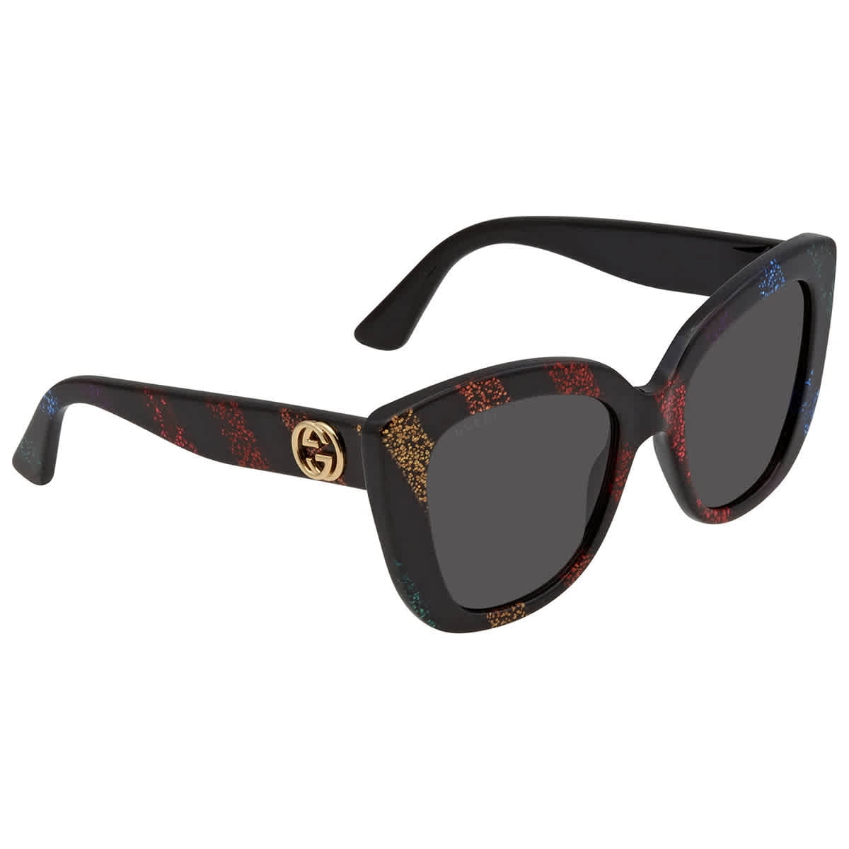 Gucci Grey Cat Eye Ladies Sunglasses 