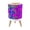 Color 4, variant on Small Trash Can with Lid Jacksonville Florida city skyline River building 1.8 Gallon Dog Proof Trash Can Round Garbage Can Waste Bin Wastebasket for Bathroom Bedroom Living Room